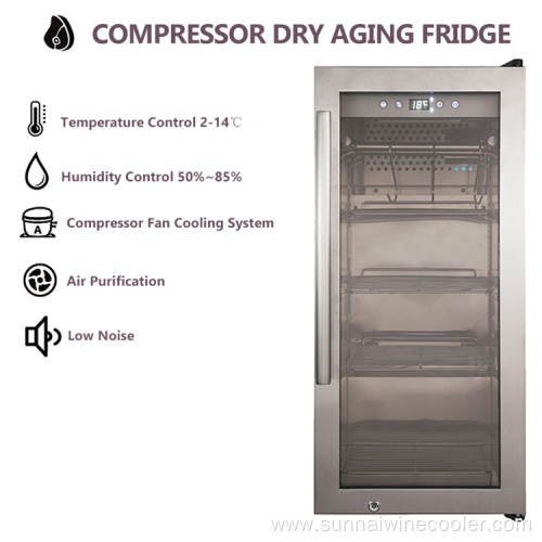 humidity control steak dry aging refrigerator